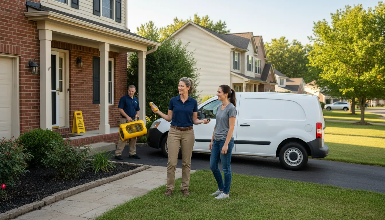 Residential water damage restoration in Strasburg, CO